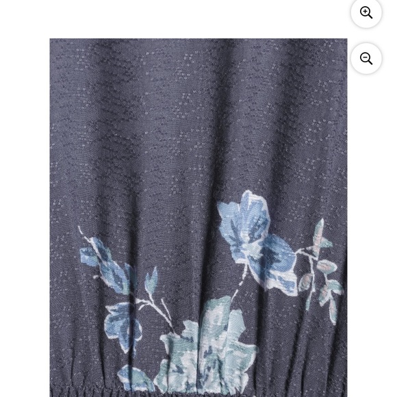 Lightweight floral midi dress new without tags, washed never worn - Picture 2 of 2